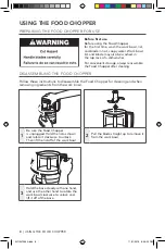 Preview for 8 page of KitchenAid KJA03 Manual