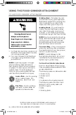 Preview for 6 page of KitchenAid KJG01A Series Manual