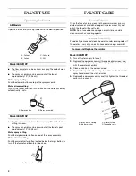 Предварительный просмотр 4 страницы KitchenAid KKFV01LP Series Installation Instructions And Use And Care Manual