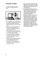 Preview for 10 page of KitchenAid KLFF15MT Use & Care Manual