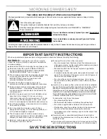 Preview for 3 page of KitchenAid KMBD104GSS Use And Care Manual