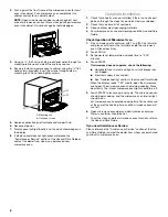 Preview for 6 page of KitchenAid KMBP100ESS Installation Instructions Manual