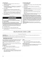 Preview for 12 page of KitchenAid KMBS104 Use & Care Manual