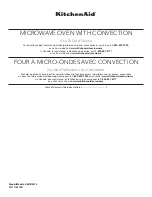 Preview for 1 page of KitchenAid KMCC5015 Use & Care Manual