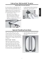 Preview for 9 page of KitchenAid KMTT200 Instructions Manual