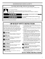 Preview for 3 page of KitchenAid KMW276 Use & Care Manual