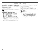 Preview for 38 page of KitchenAid KMW276 Use & Care Manual