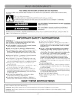 Preview for 2 page of KitchenAid koce500ewh01 User Manual