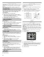 Предварительный просмотр 20 страницы KitchenAid KOSC104FSS Use & Care Manual