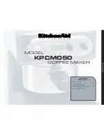 Предварительный просмотр 3 страницы KitchenAid KPCM050NP - ProLine Coffeemaker - Nickel Pearl Owner'S Manual