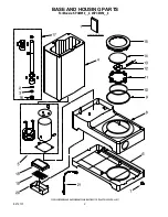 Preview for 2 page of KitchenAid KPCM050PM - Pro Line Single-Carafe Coffee Maker Parts List