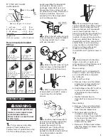 Preview for 7 page of KitchenAid KPEU722M Installation Instructions And Use And Care Manual