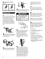 Preview for 10 page of KitchenAid KPEU722M Installation Instructions And Use And Care Manual