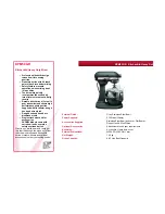 KitchenAid KPM50 GR Datasheet preview