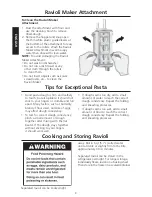 Предварительный просмотр 10 страницы KitchenAid KRAV Instructions Manual