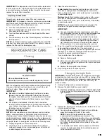 Preview for 13 page of KitchenAid KRFC300EBS User Instructions