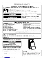 Предварительный просмотр 2 страницы KitchenAid KRFC400ESS User Instructions