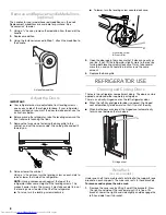 Предварительный просмотр 8 страницы KitchenAid KRFC400ESS User Instructions