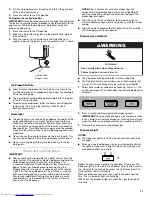 Предварительный просмотр 11 страницы KitchenAid KRFC400ESS User Instructions