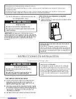 Предварительный просмотр 21 страницы KitchenAid KRFC400ESS User Instructions