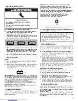 Предварительный просмотр 31 страницы KitchenAid KRFC400ESS User Instructions