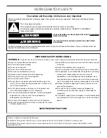 Preview for 3 page of KitchenAid KRFC704FSS00 User Manual