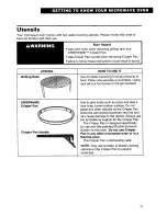 Preview for 17 page of KitchenAid Krisp Use & Care Manual