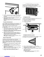 Предварительный просмотр 17 страницы KitchenAid KRMF606ESS User Instructions