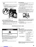 Предварительный просмотр 27 страницы KitchenAid KRMF606ESS User Instructions