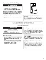 Preview for 3 page of KitchenAid KRMF706ESS00 User Instructions