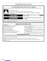 Preview for 2 page of KitchenAid KRSC500ESS User Instructions