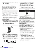 Preview for 18 page of KitchenAid KRSC500ESS User Instructions