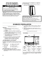 Предварительный просмотр 44 страницы KitchenAid KRSC503ESS Installation Instructions And Owner'S Manual