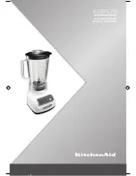 KitchenAid KSB1570 Instructions Manual preview