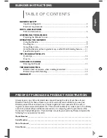 Preview for 3 page of KitchenAid KSB1570 Instructions Manual