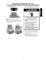 Preview for 11 page of KitchenAid KSB1575ER Instructions Manual