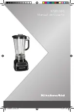 KitchenAid KSB1585 Manual preview