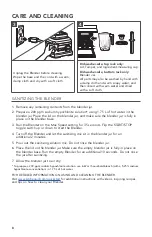 Preview for 8 page of KitchenAid KSB6060 Manual