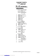 Preview for 2 page of KitchenAid KSBP25FJSS00 Parts List