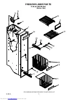 Предварительный просмотр 5 страницы KitchenAid KSBP25FJSS01 Parts List