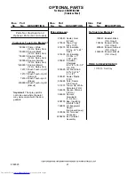 Preview for 21 page of KitchenAid KSBP25INSS00 Parts List