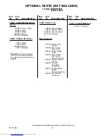 Preview for 21 page of KitchenAid KSBP25INSS02 Parts List