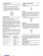 Предварительный просмотр 3 страницы KitchenAid KSBP25IVSS01 User Instructions