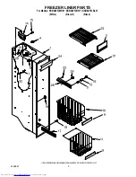 Предварительный просмотр 5 страницы KitchenAid KSBS25FJBL01 Parts List