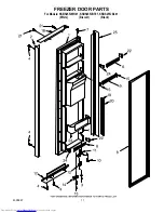 Предварительный просмотр 11 страницы KitchenAid KSBS25FJBL01 Parts List