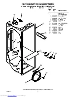 Предварительный просмотр 3 страницы KitchenAid KSBS25FKBL00 Parts List