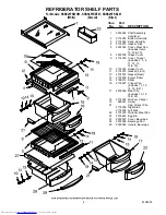 Предварительный просмотр 4 страницы KitchenAid KSBS25FKBL01 Parts List