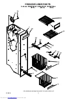 Предварительный просмотр 5 страницы KitchenAid KSBS25FKBL01 Parts List