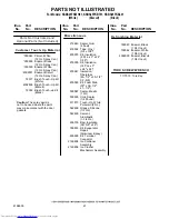 Предварительный просмотр 21 страницы KitchenAid KSBS25FKBL01 Parts List