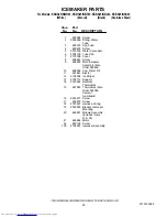 Preview for 20 page of KitchenAid KSBS25INBL03 Parts List